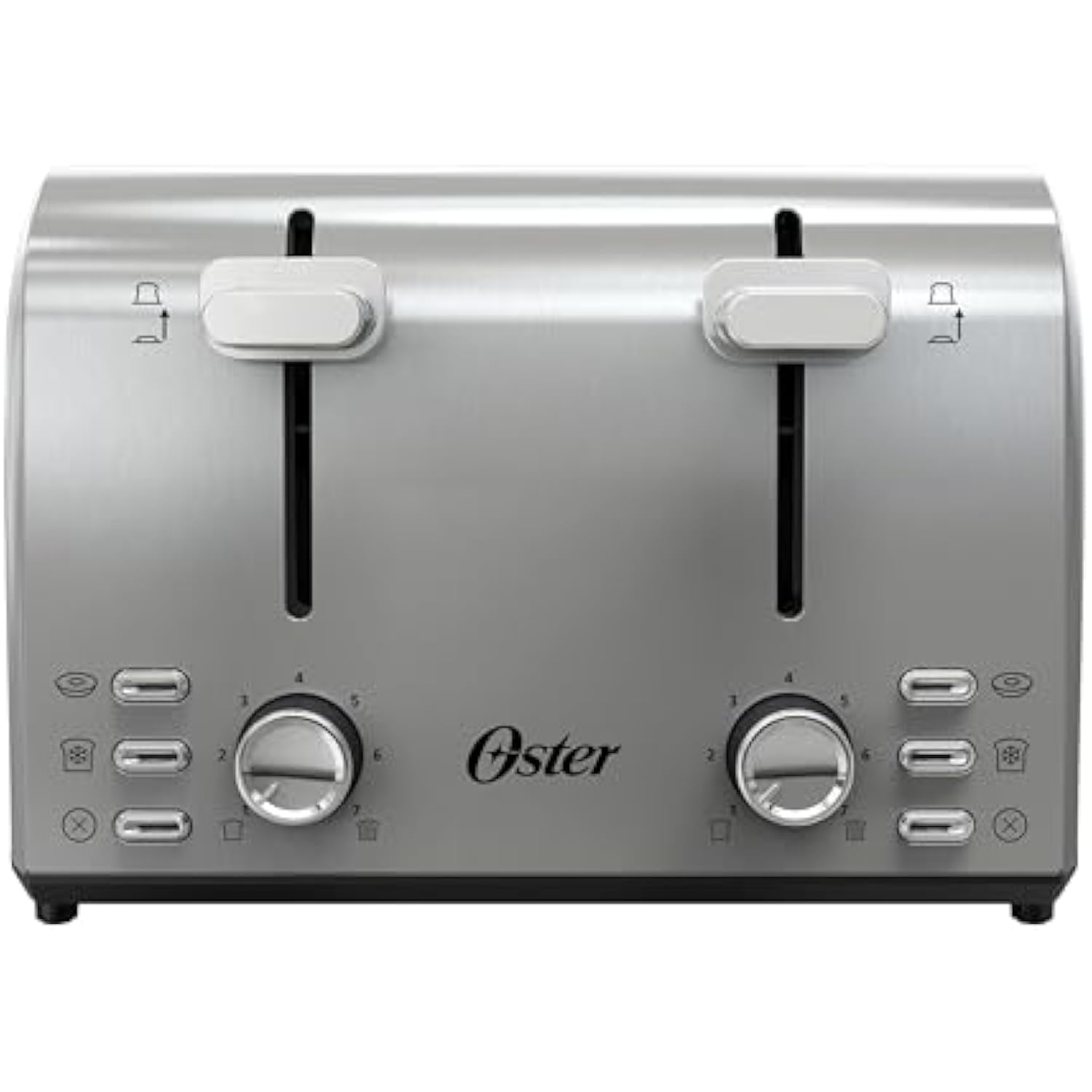 4-Slice Toaster With 1.5" Extra Wide Slots - Stainless Steel, 6 Browning Settings, Bagel/Defrost/Cancel, High Lift Lever, Removable Crumb Tray, Cord Storage, Blue