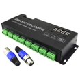 thumbnail image 1 of AMKI DMX 512 LED Decoder Controller for RGB Tape Strip Light Dimmer Driver (24 Channel), 1 of 4