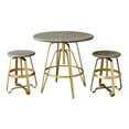 thumbnail image 2 of Coast to Coast 37131 Lauderdale Adjustable Round Pub Table - Gold - 32 x 32 x 42 in., 2 of 5