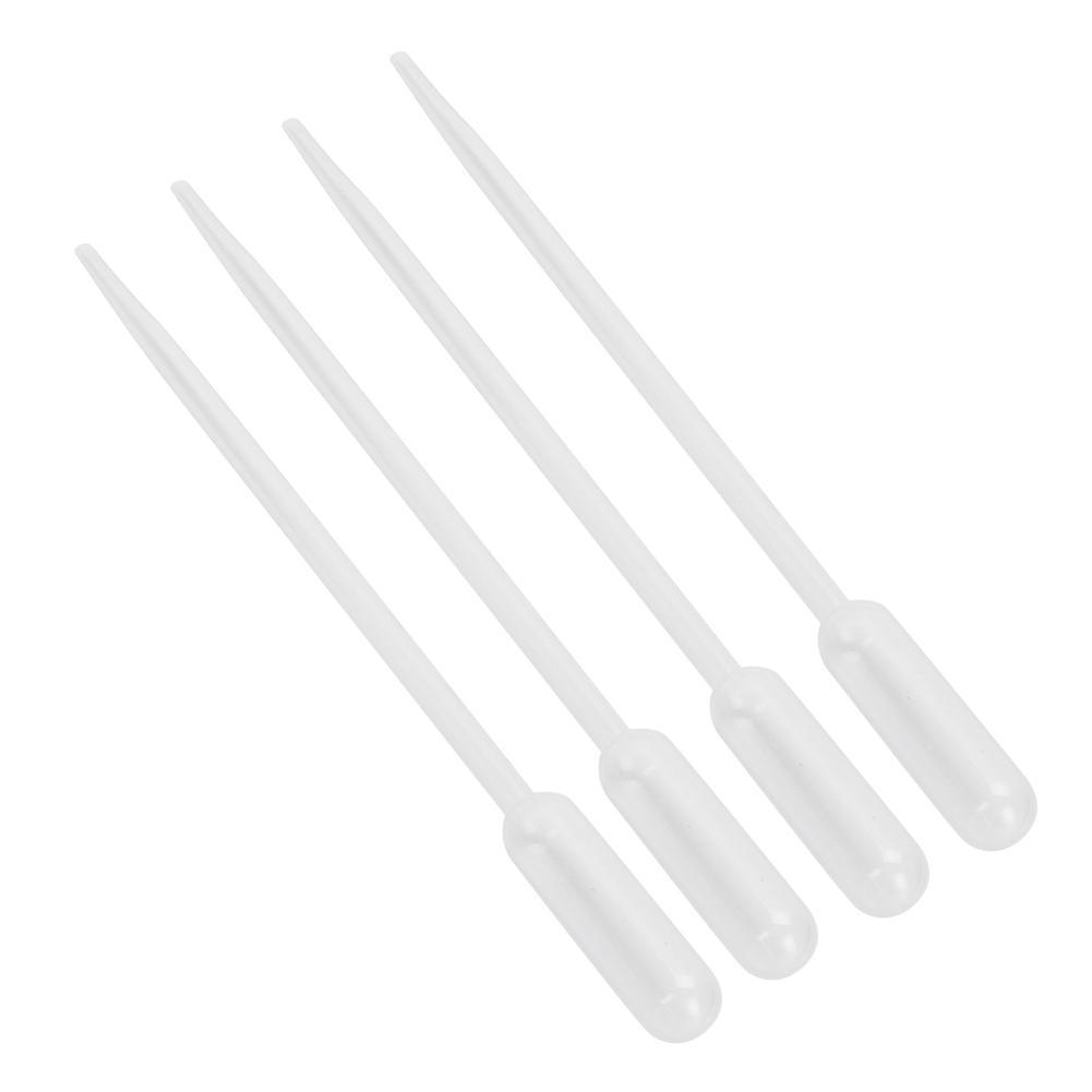 500PCS plastic disposable pipette, ml calibration pipette dropper for cosmetic packaging tools