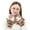 Coffee, variant on Women Cartoon Chinchilla Embroidery Fuzzy Plush Gloves with String Student Winter Windproof Thicken Thermal Lining Mittens Hand Warmer