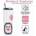 thumbnail image 3 of Hedgehog Tumbler, Cute Skinny Tumbler with Straw and Lid, Cute Hedgehog Gifts for Women, Hedgehog Cup/Coffee Travel Mug, Unique Birthday Gifts for Women Friends, Double Wall Insulated Tumbler 20 Oz, 3 of 6