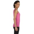 thumbnail image 4 of The Gildan Softstyle 45 oz Fitted Tank Top - AZALEA - M, 4 of 6