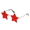 thumbnail image 4 of EeaseMX 1 par de gafas de fiesta de moda irregulares con forma de estrella, 4 of 7