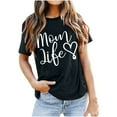 thumbnail image 3 of Herrnalise Boy's Mama Shirt, Life is Better With My Boys, Gift for Boy Mom, Mothers Day Shirt, Mom Birthday Gift, Mom Life Shirt Black, 3 of 6