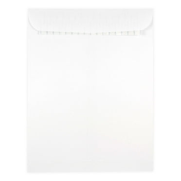 JAM Paper 9 x 12 Peel & Seal Catalog Envelopes, White, 50/Pack