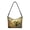 Hummingbird & Floral Print, variant on PU Leather Underarm Sling Bag for Women, Pink Gold Marble Pattern Smooth Zipper Hobo Purse for Travel Work