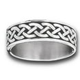 thumbnail image 1 of New Men Women Stainless Steel Celtic Knot Braid Wedding Band Ring Size 13, 1 of 1