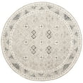 thumbnail image 2 of SAFAVIEH Micro-Loop Aditya Abstract Geometric Area Rug, Grey/Ivory, 5' x 5' Round, 2 of 6