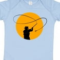 thumbnail image 4 of Inktastic Fly Fishing Sun Silhouette Boys or Girls Baby Bodysuit, 4 of 5