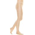 thumbnail image 2 of Hanes Perfect Nudes™ Sheer to Waist Run Resistant Light Tummy Control Hosiery Transparent/Nude 1 1/2X Women's, 2 of 2
