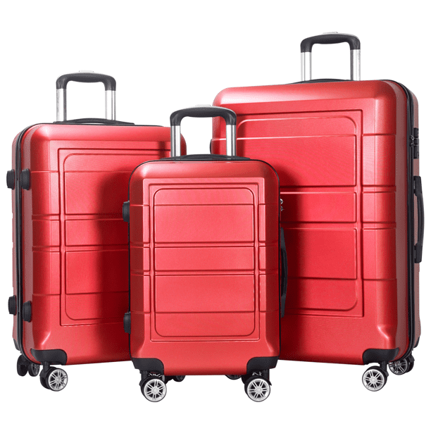 20 Inches Rose Red Black Orange Suitcase Sets 3 PCS Trolley Luggage - China Louis  Luggage Suitcase and 24 Inches Luggage price
