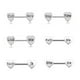 thumbnail image 5 of Anillos para pezones Accesorio de moda Hermosa decoración de coqueteo Adornos para perforaciones Piercings para el cuerpo en forma de corazón Ropa, zapatos y accesorios Miscelánea Plata Titty-Time Qarigey AP009422-02B, 5 of 6
