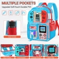 thumbnail image 4 of Mochila JIRAIKEI Grande Transparente 43x30x14 cm con Bolsa para Almuerzo, 4 of 7
