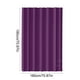 thumbnail image 3 of Cortina de Ducha Impermeable y Antimoho | Sin Perforaciones | Transmite La Luz | Cortina Divisoria Opaca | Poliéster | Morado | 180 Cm X 180 Cm | 320 G | Fácil de Instalar y Limpiar, 3 of 7