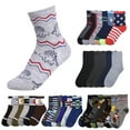 thumbnail image 2 of 6 Pairs Kids Boys Design Crew Socks Size 6-8 Animal Prints Novelty Wholesale New, 2 of 5