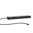 thumbnail image 2 of Monoprice - Multiprise (Montable en Rack) - 120 V AC - 1440 Watts - Entrée : NEMA 5-15P - Connecteurs de Sortie : 14 (NEMA 5-15R) - 1U - 19 Pouces, 2 of 2