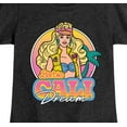 thumbnail image 3 of Barbie - Barbie 80S Cali Dream - Girls Fitted Short Sleeve Graphic T-Shirt, 3 of 5