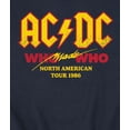 thumbnail image 3 of AC/DC - Who Made Who All Access - Men's Crew Fleece Sweatshirt, 3 of 5