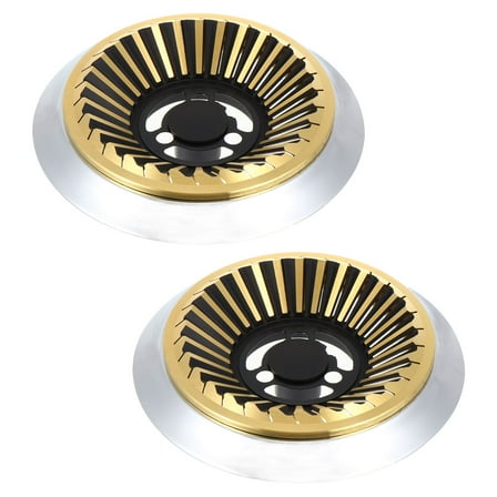 ELAYARD Cast Iron Wok Golden 2Pcs