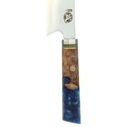 MITSUMOTO SAKARI 8 inch Japanese Kiritsuke Chef Knife (Blue Pomegranate Handle & Gift Box)