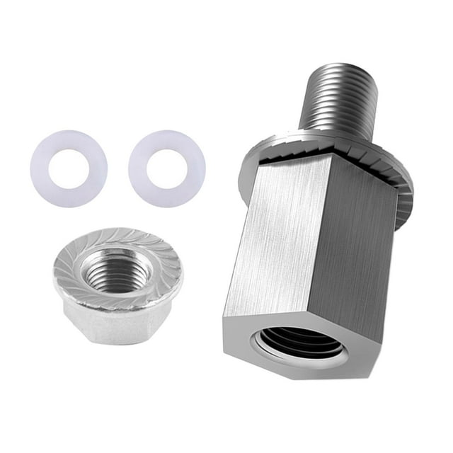 Adaptador de eje de bicicleta, adaptador de acoplamiento de remolque de bicicleta, accesorio de tornillos de extensión estable y duradero para piezas, Sharpla Adaptador de eje de bicicleta
