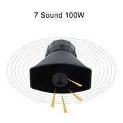 Electronic Loud Car Warning Alarm Motorcycle Horn PA Speaker With Microphone
