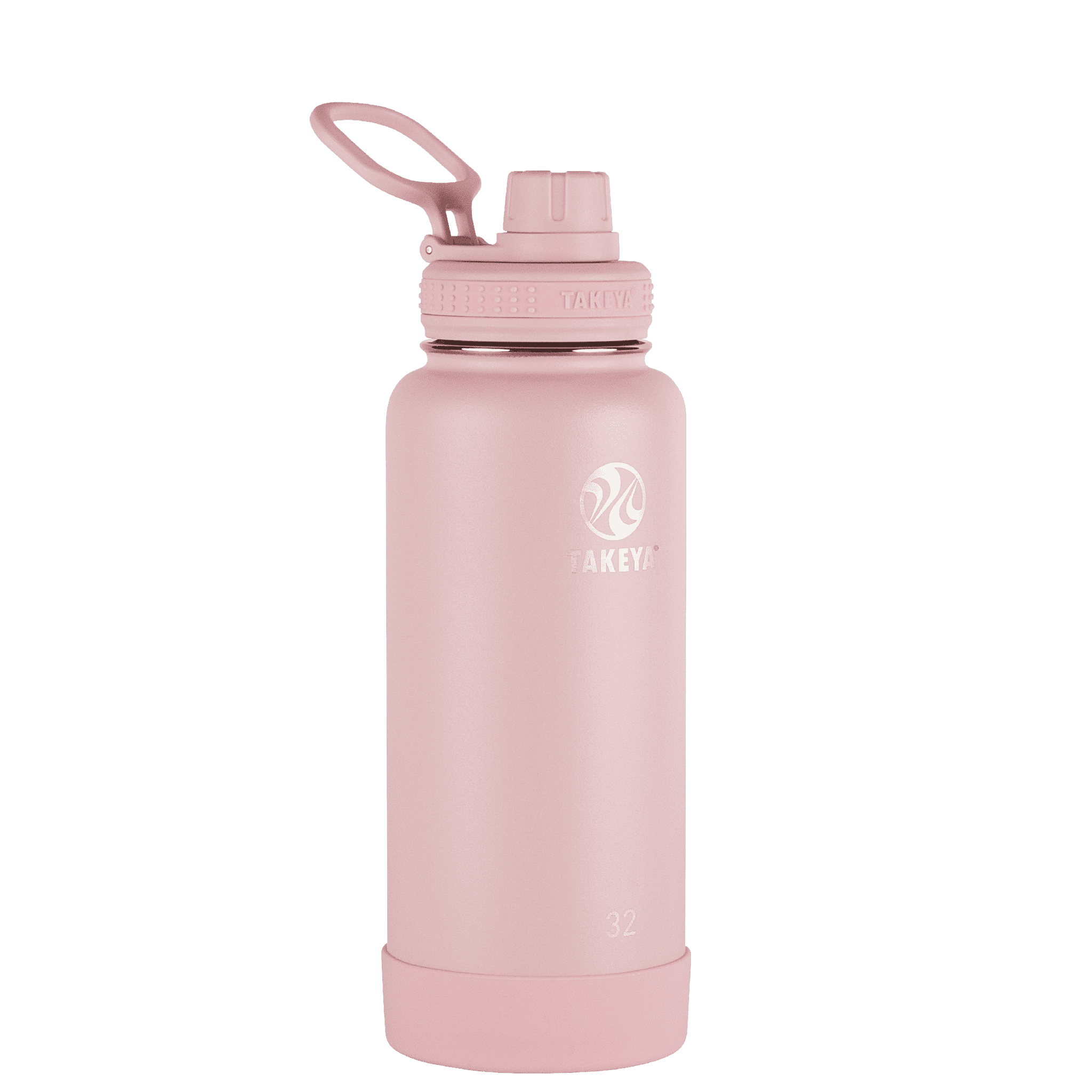 Takeya Actives Stainless Steel Water Bottle w/Spout lid, 32oz Blush
