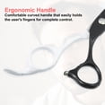 thumbnail image 5 of Vocoste Professional Hair Cutting Shears 6.5 Inch Hair Scissors Stainless Steel Razor Edge Barber Scissors Black White, 5 of 7