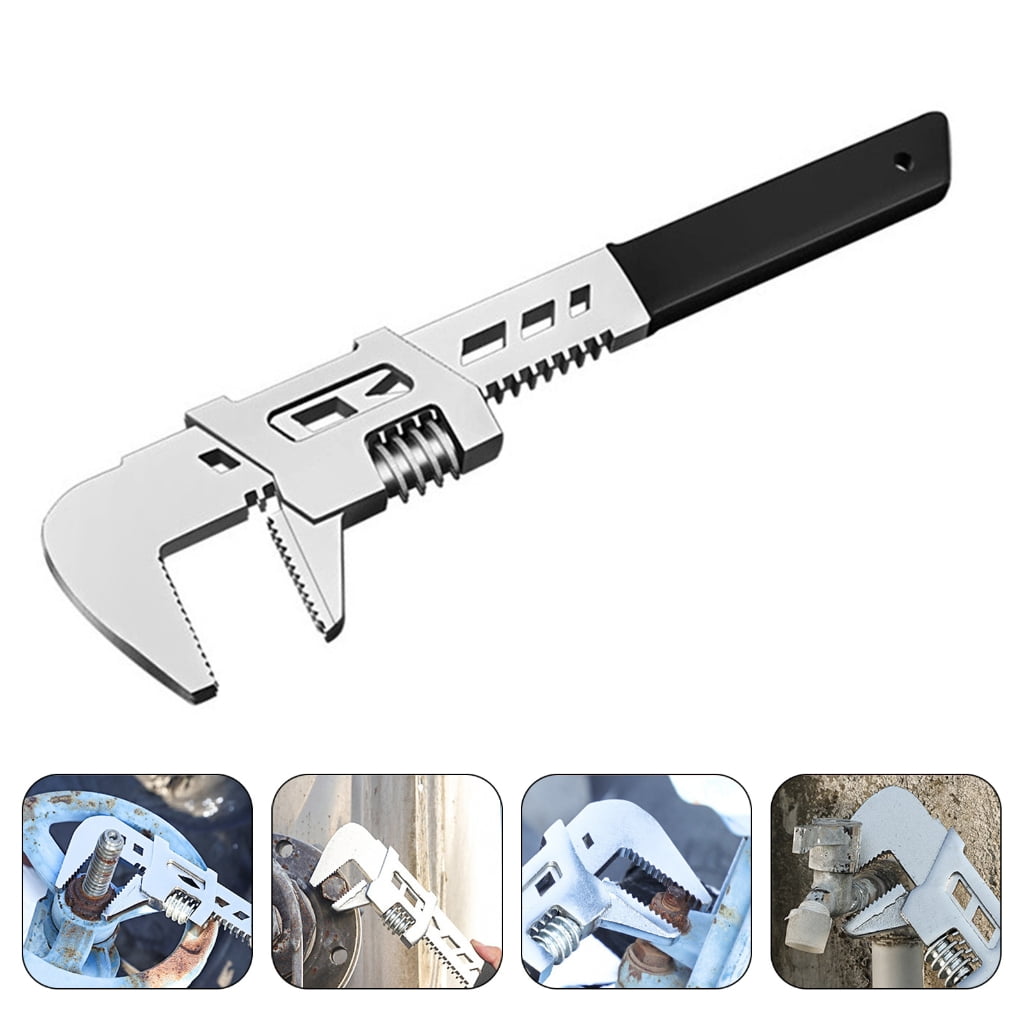 MOMOJIA Heavy Duty Adjustable Spanner Wrench Set with Comfortable Grip Handle for Various Fastener Size, Hard to Reach Fasteners
