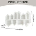 thumbnail image 4 of 10 Consecutive Small House Silicone Molds Mold making silicone, 1X Small House Silicone Mold DIY Silicone Mould, White, 4 of 8