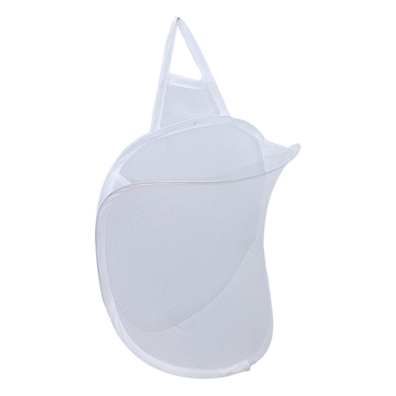 Shoreew Hanging Laundry Bag Large Capacity Foldable Design Breathable Mesh Fabric Multi-Purpose Clothes Storage Laundry Bag