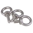 thumbnail image 5 of 1-2PCS Lifting Eye Nuts/Screw Ring Eyebolt Ring hooking nut Screws M3 M4 M5 M6 M8 M10 M12 304 Stainless Steel Durable (Color : Lifting Eye Nuts, Size : M6(2PCS)), 5 of 5