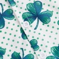 thumbnail image 6 of Okbabeha Toddler Boy Irish Shorts Set Clover Button-up Bow Tie Shirt Shorts, 6 of 7