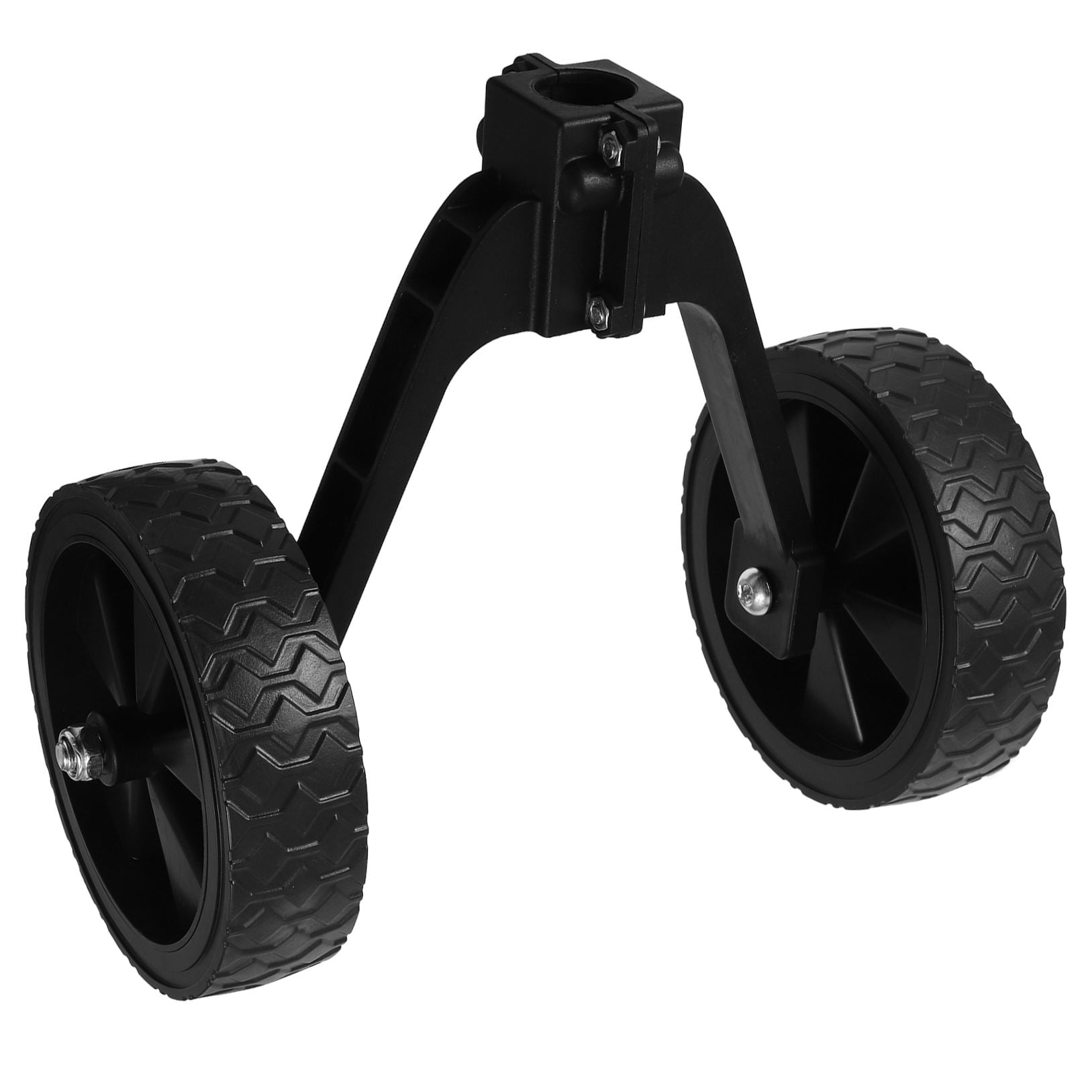 IDEANATEGRATE 1Pcs Yard Machine Lawn Mower Parts Black Round Support Wheel for Outdoor Garden Work 12.0x8.7x4.9in