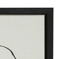 thumbnail image 3 of Sylvie Modern Circles and Going in Circles Linen Textured 23 in x 33 in Framed Painting Canvas Art Prints, by Kate and Laurel Set of 2, 3 of 8