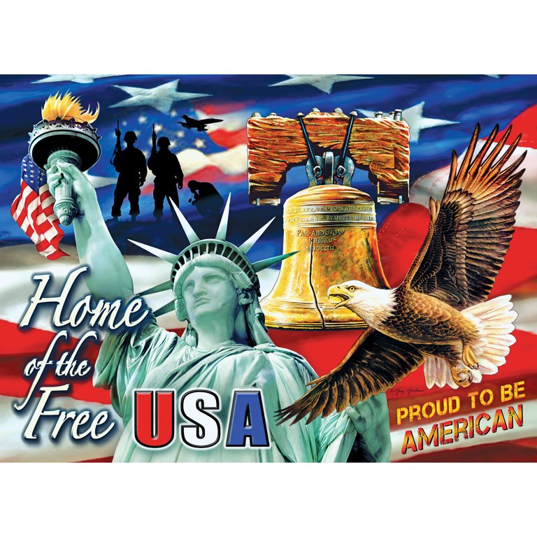 Cra-Z-Art 1000-Piece Home of the Free Adult Jigsaw Puzzle