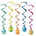 thumbnail image 1 of Beistle 40050 5-Pack Easter Egg Whirls For Parties, 3-Feet 4-Inch, 1 of 1
