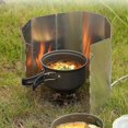 thumbnail image 4 of BR-Vie 10 piezas de parabrisas plegable para estufa, parabrisas de camping para camping y senderismo esquí esquí Gafas de esquí, 4 of 5