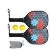 thumbnail image 1 of koolsoo Wood Pickleball Paddles Kit Portable Beginner Racket for Child, Teens and Adults Red, 1 of 9