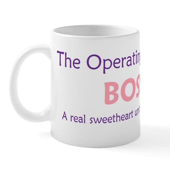 CafePress - OR Boss Lady Mug - 11 oz Ceramic Mug - Novelty Coffee Tea Cup