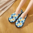 thumbnail image 4 of House Slippers for Women Men - Circular print Lightweight House Shoes Fuzzy Slippers, Soft Slip-On Cozy House Slippers for Woman Indoor Outdoor, 4 of 7