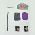 thumbnail image 5 of HAIKYUU Women's Anime Swimsuit Gothic Two-Piece Bathing Suit with Hood and Sleeves, XL, 5 of 5