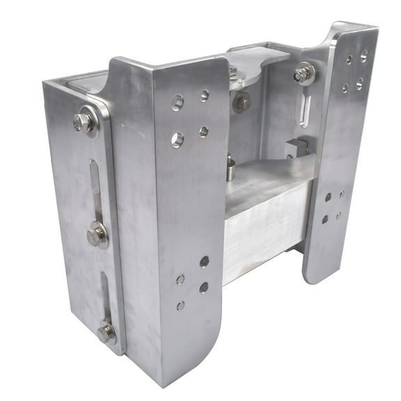 Mustrod Aluminum Adjustable 8'' Outboard Boat Jack Plate for JPL4800 Motor Power-Lift 225HP