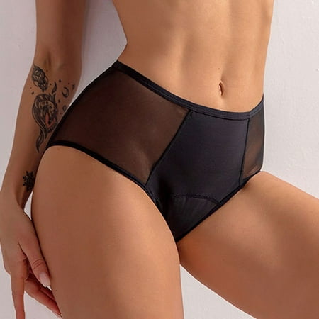 

DENGDENG Womens Plus Size Seamless Underwear Comfort High Waisted Breathable Panties Stretch Solid Briefs