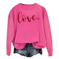 thumbnail image 4 of Vetsdori Valentine Sweatshirts for Women Crew Neck Pullover Tops Gifts for Girlfriend , Casual Valentine's Days Womens Sweatshirts Casual, 4 of 8