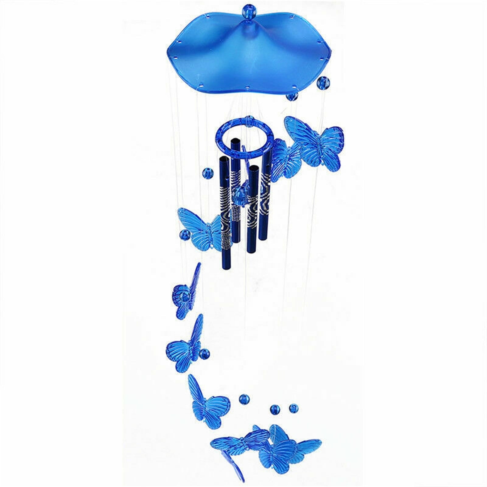 Wind Decorations for outside Solar Chimes Color Changing Butterflies