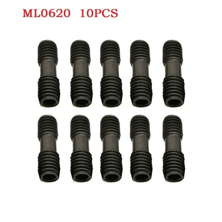 

10Pcs Ml0520 Ml0620 Ml0625 Double Head Screws Cnc Lathe For Turning Tool Holder