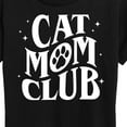 thumbnail image 3 of Instant Message - Cat Mom Club - Women's Short Sleeve Graphic T-Shirt, 3 of 6