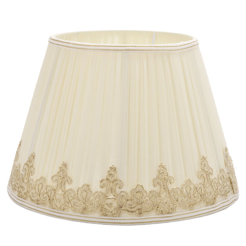 5 Five any room New IVORY Pleated Fabric Chandelier Lamp Shade Traditional 